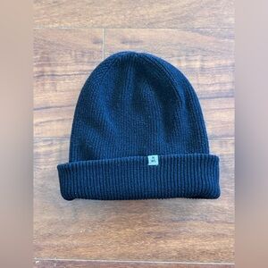Madewell Ribbed Black Beanie. One Size.